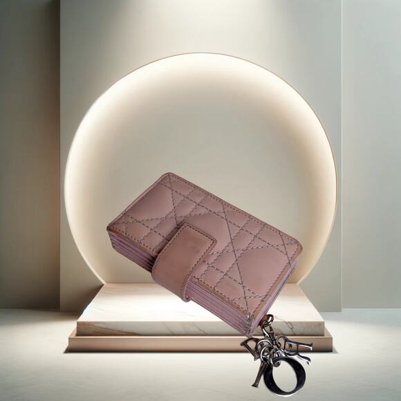 Christian Dior Lady Dior 5-gusset Card Holder (Sand) - Picture 3 of 6